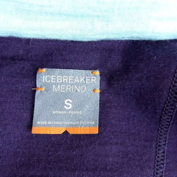 Icebreaker Merino Purple Zip Light Jacket (S) - Picture 4 of 12